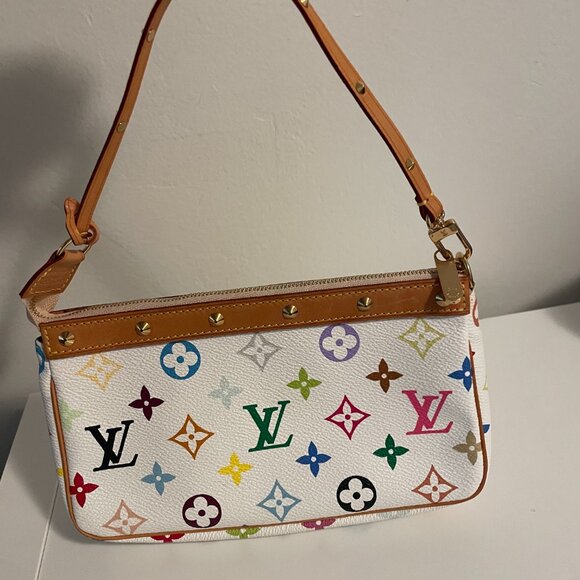 Multi-colored Louis Vuitton Pochette - Like New - Picture 4 of 14